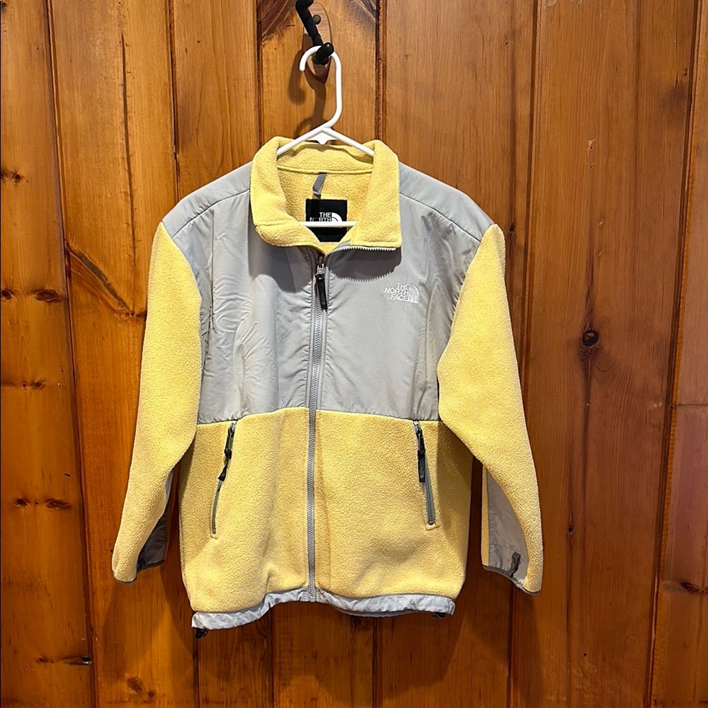 The North Face Denali Yellow Fleece Jacket Size Youth XL